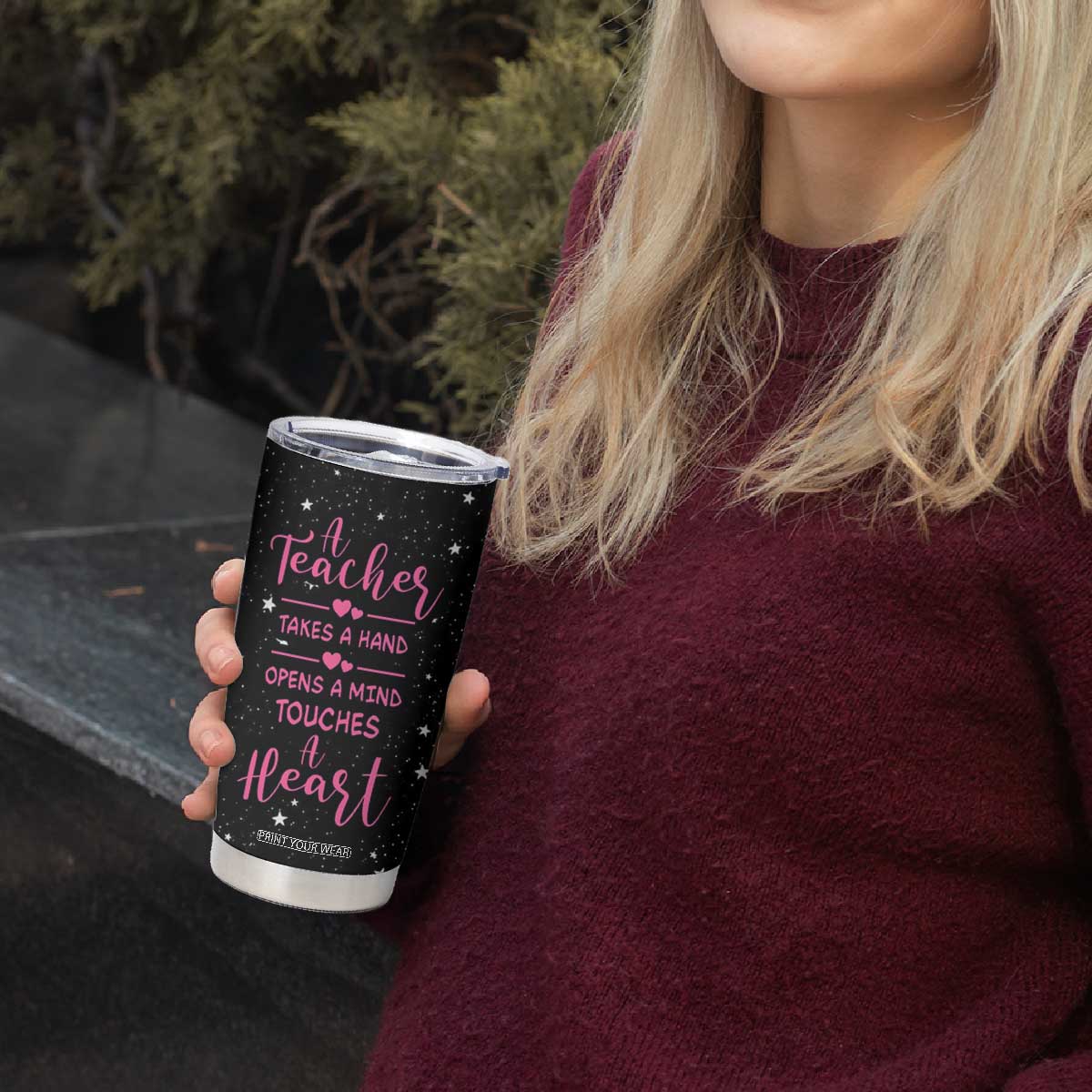 Teacher Tumbler Cup Funny Valentines Graduation Retirement Appreciation Gifts From Students TB10 Print Your Wear