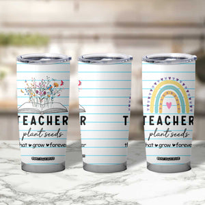 Best Teacher Appreciation Gifts Tumbler Cup Helping Little Minds Grow Forever TB10 Print Your Wear