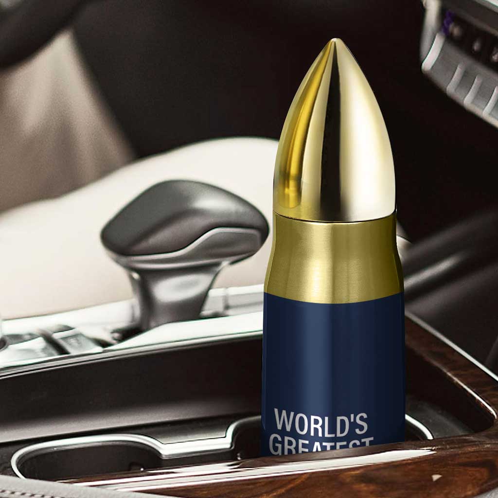 Funny Father's Day Gift For Dad Bullet Tumbler World's Best Farter I Mean Father TB10 Print Your Wear