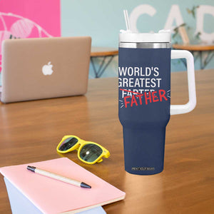 Funny Father's Day Gift For Dad Tumbler With Handle World's Best Farter I Mean Father TB10 Print Your Wear