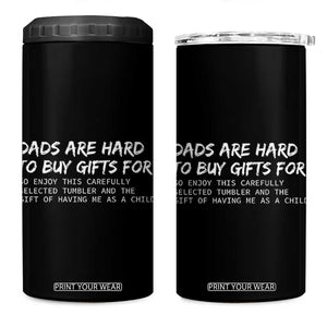 Funny Father's Day Gift For Dad 4 in 1 Can Cooler Tumbler Christmas Birthday Gifts From Daughter Son TB10 One Size: 16 oz Black Print Your Wear