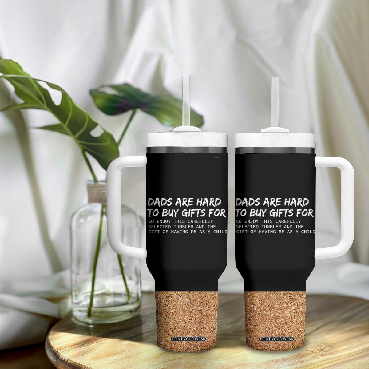 Funny Father's Day Gift For Dad Tumbler With Handle Christmas Birthday Gifts From Daughter Son TB10 Print Your Wear