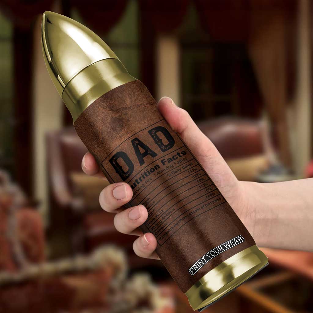 Funny Father's Day Gift For Daddy Bullet Tumbler Christmas Birthday Gifts For Dad From Daughter Son TB10 Print Your Wear