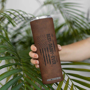 Funny Father's Day Gift For Daddy Skinny Tumbler Christmas Birthday Gifts For Dad From Daughter Son TB10 Print Your Wear