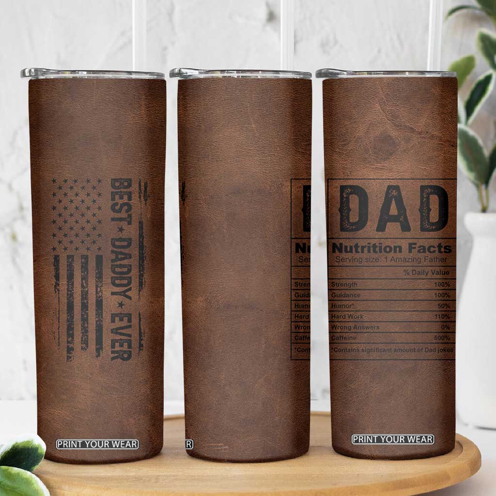 Funny Father's Day Gift For Daddy Skinny Tumbler Christmas Birthday Gifts For Dad From Daughter Son TB10 Print Your Wear