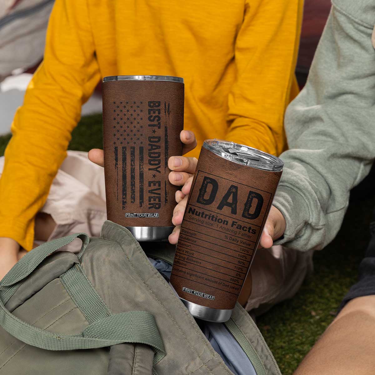 Funny Father's Day Gift For Daddy Tumbler Cup Christmas Birthday Gifts For Dad From Daughter Son TB10 Print Your Wear