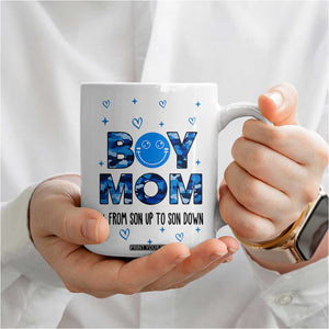 Boy Mom Coffee Mug First Mothers Day Gifts for New Moms Boy Mama TB10 Print Your Wear