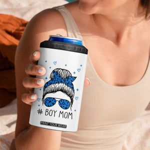 Boy Mom 4 in 1 Can Cooler Tumbler First Mothers Day Gifts for New Moms Boy Mama TB10 Print Your Wear