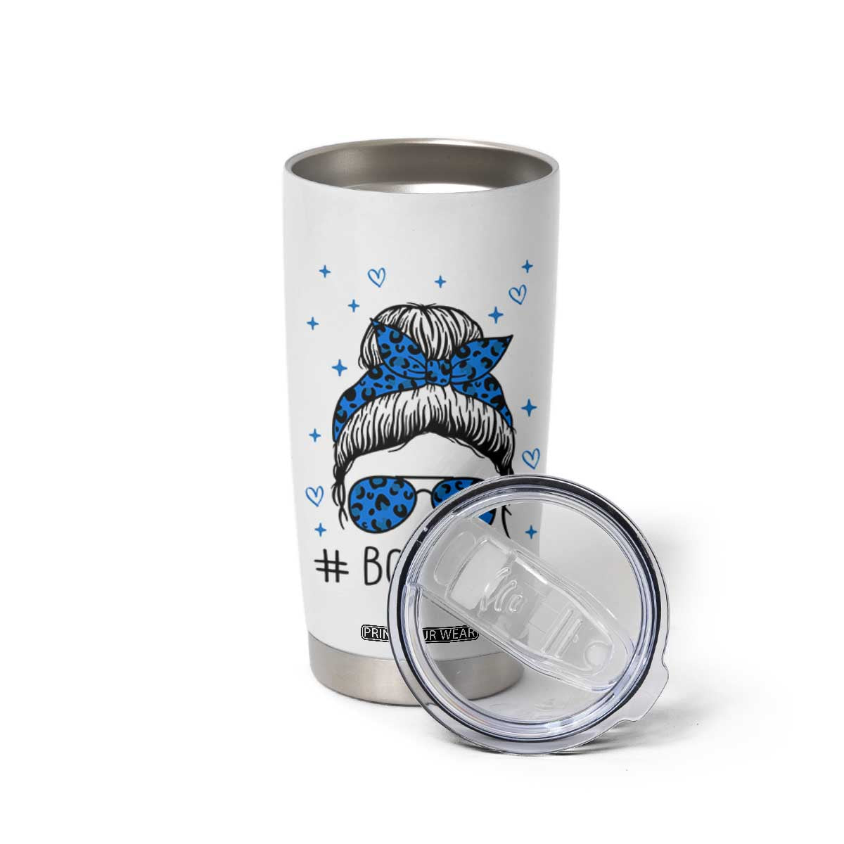 Boy Mom Tumbler Cup First Mothers Day Gifts for New Moms Boy Mama TB10 Print Your Wear