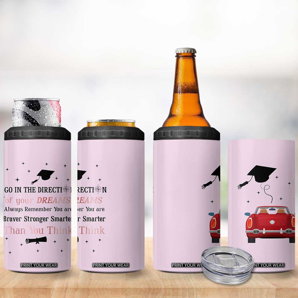 Graduation Gifts For Her 4 in 1 Can Cooler Tumbler Masters Degree College High School PhD Grad Gift TB10 Print Your Wear