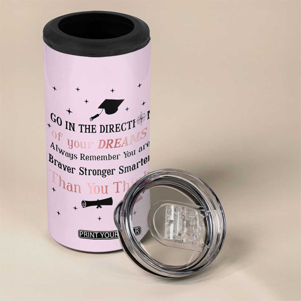 Graduation Gifts For Her 4 in 1 Can Cooler Tumbler Masters Degree College High School PhD Grad Gift TB10 Print Your Wear