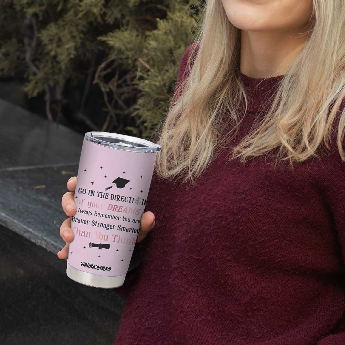 Graduation Gifts For Her Tumbler Cup Masters Degree College High School PhD Grad Gift TB10 Print Your Wear