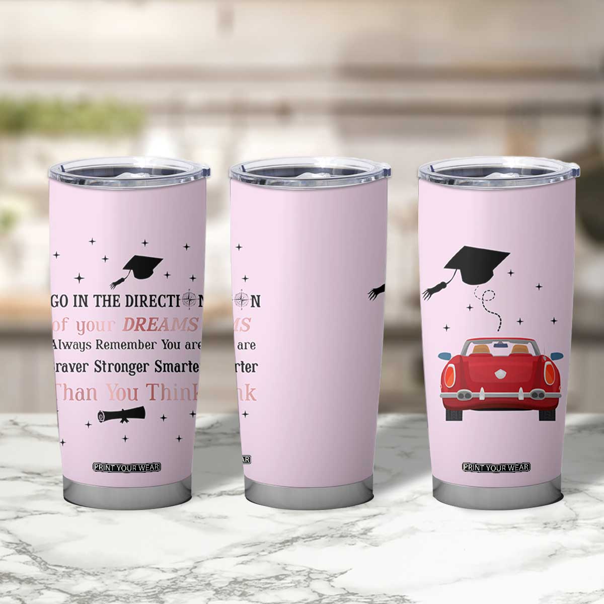 Graduation Gifts For Her Tumbler Cup Masters Degree College High School PhD Grad Gift TB10 Print Your Wear