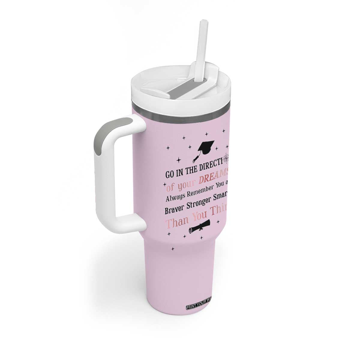 Graduation Gifts For Her Tumbler With Handle Masters Degree College High School PhD Grad Gift TB10 Print Your Wear