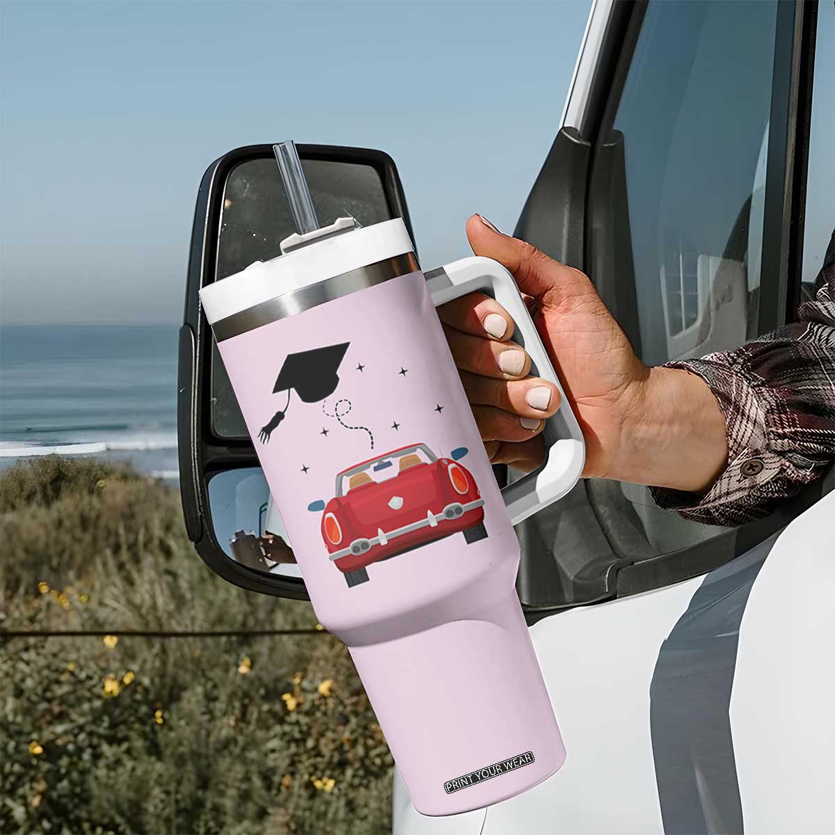 Graduation Gifts For Her Tumbler With Handle Masters Degree College High School PhD Grad Gift TB10 Print Your Wear