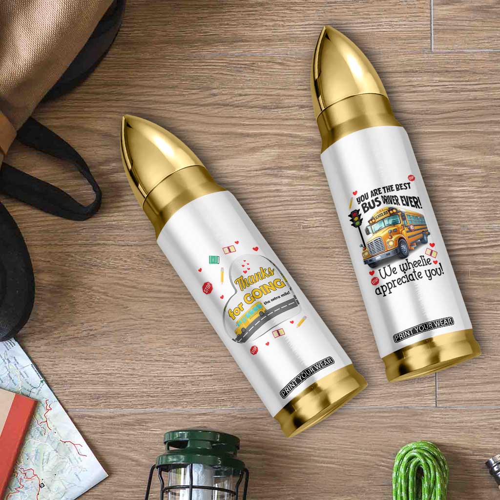 Bus Driver Gifts Bullet Tumbler School Bus Driver Christmas Appreciation Retired Drivers Gift TB10 Print Your Wear