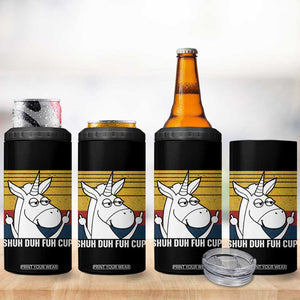 Funny Rude 4 in 1 Can Cooler Tumbler Shu Duh Fuh Cup Funny Gag Gifts for Friend Coworker TB10 Print Your Wear