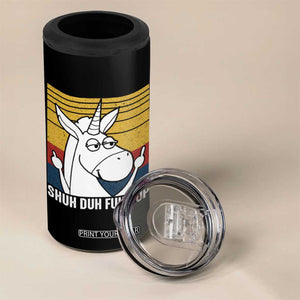 Funny Rude 4 in 1 Can Cooler Tumbler Shu Duh Fuh Cup Funny Gag Gifts for Friend Coworker TB10 Print Your Wear