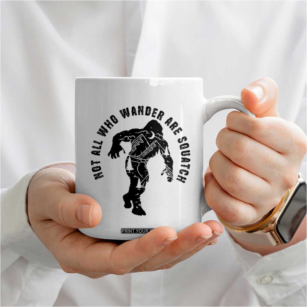Bigfoot Coffee Mug Sasquatch Outdoor Camping Mountain Nature Hiking Camp Lover Gift TB10 Print Your Wear