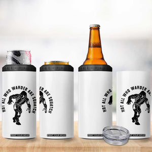 Bigfoot 4 in 1 Can Cooler Tumbler Sasquatch Outdoor Camping Mountain Nature Hiking Camp Lover Gift TB10 Print Your Wear
