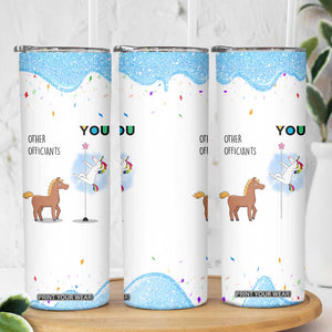Officiant Gift Skinny Tumbler Funny Thank You Presents For Engagement Wedding Day TB10 Print Your Wear