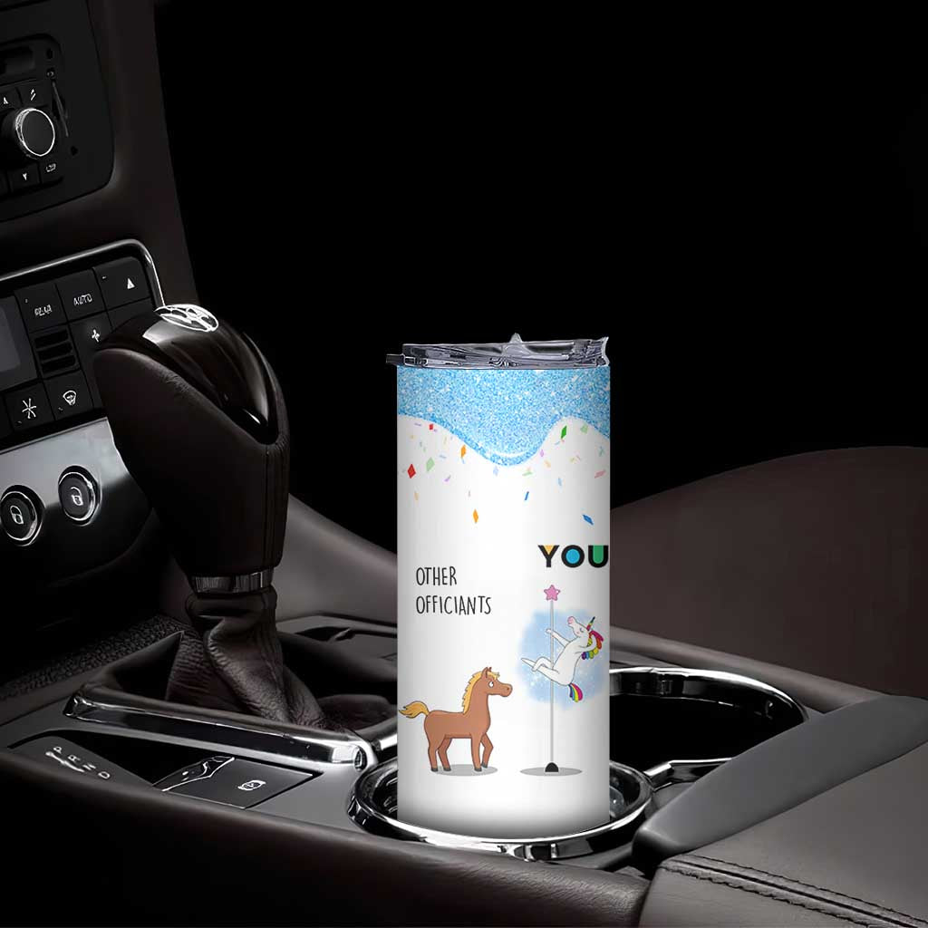 Officiant Gift Skinny Tumbler Funny Thank You Presents For Engagement Wedding Day TB10 Print Your Wear