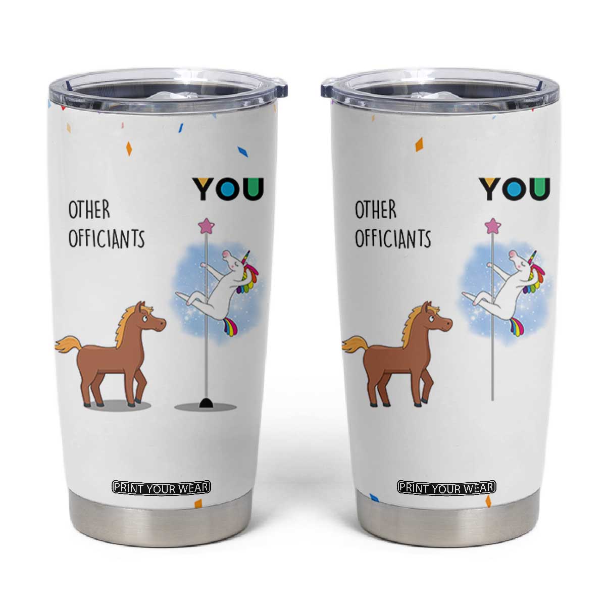 Officiant Gift Tumbler Cup Funny Thank You Presents For Engagement Wedding Day TB10 White Print Your Wear