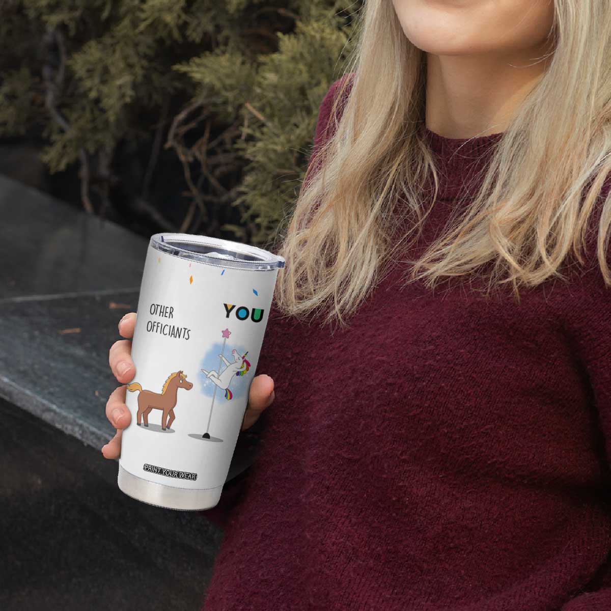 Officiant Gift Tumbler Cup Funny Thank You Presents For Engagement Wedding Day TB10 Print Your Wear
