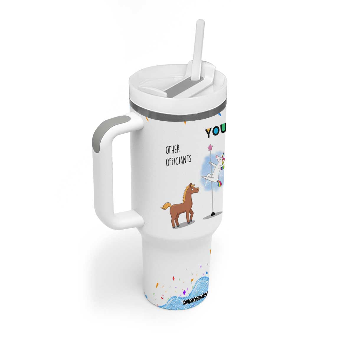 Officiant Gift Tumbler With Handle Funny Thank You Presents For Engagement Wedding Day TB10 Print Your Wear