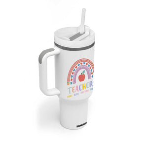 Teacher Tumbler With Handle Teachers Plant Seeds That Grow Forever Teachers Day Gifts TB10 Print Your Wear