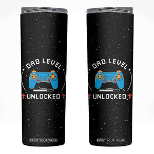 New Dad Skinny Tumbler First Time Father's Day Expecting Dad Present TB10 Black Print Your Wear
