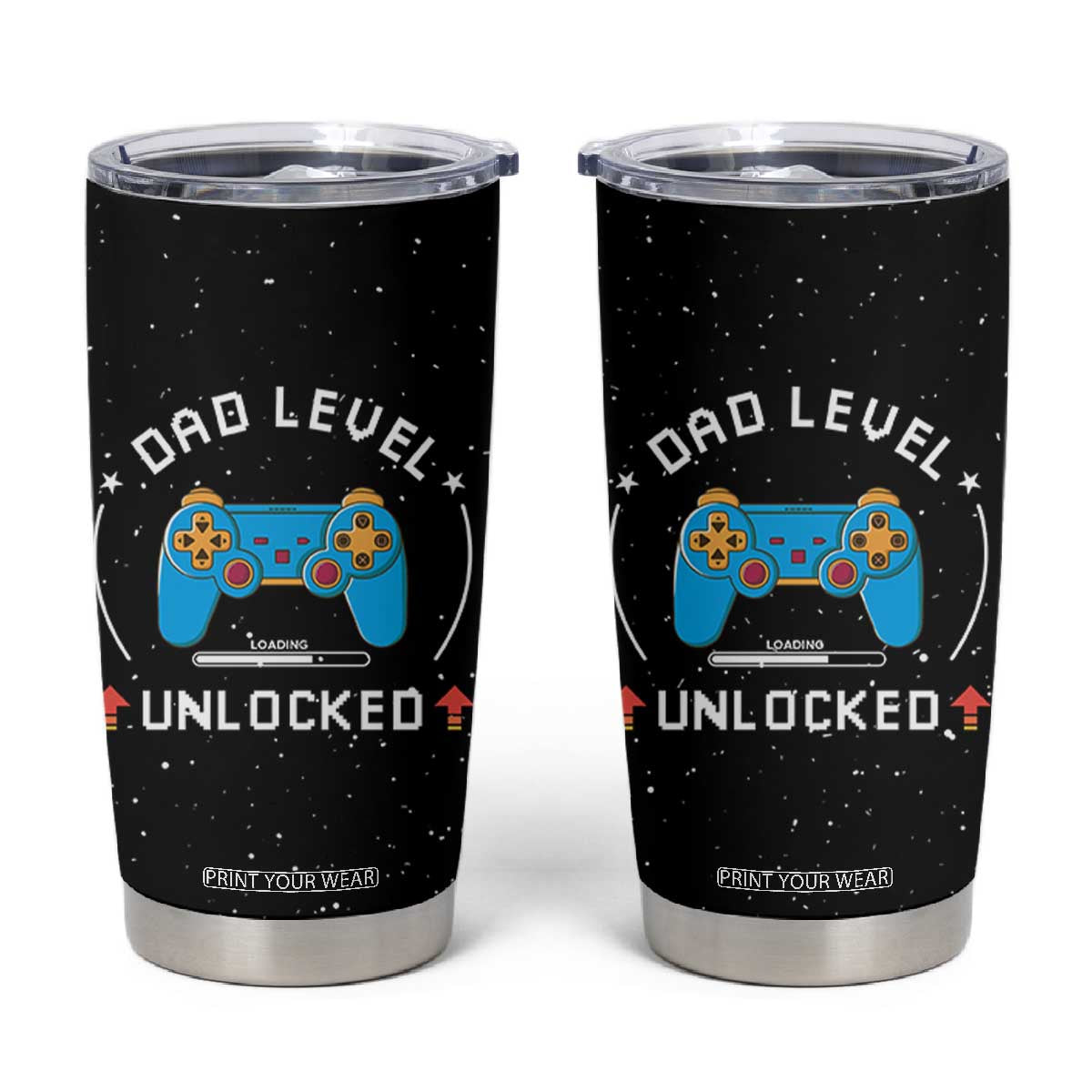 New Dad Tumbler Cup First Time Father's Day Expecting Dad Present TB10 Black Print Your Wear