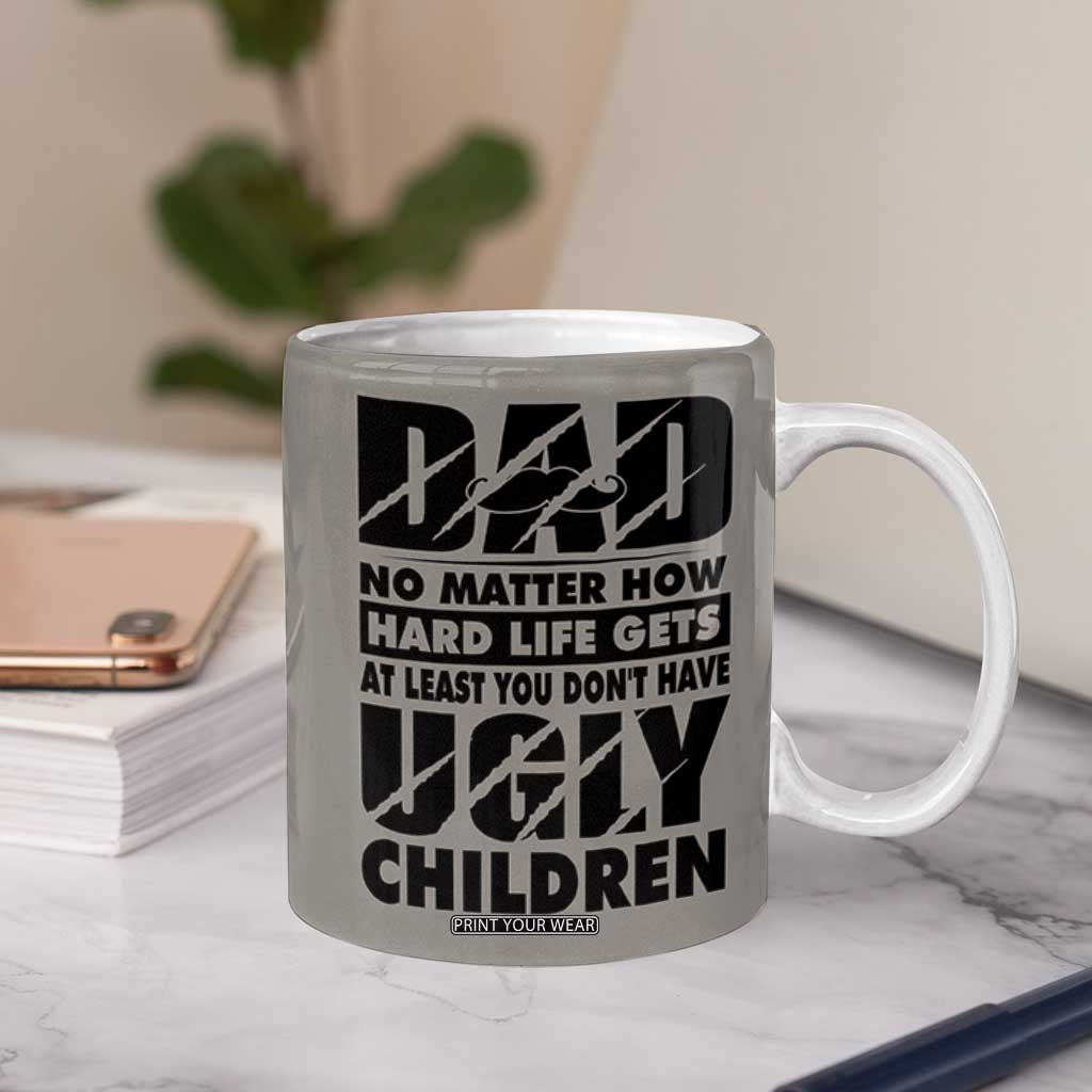 Funny Father's Day Gift For Dad Coffee Mug Papa Bear World's Best Farter I Mean Father TB10 Print Your Wear