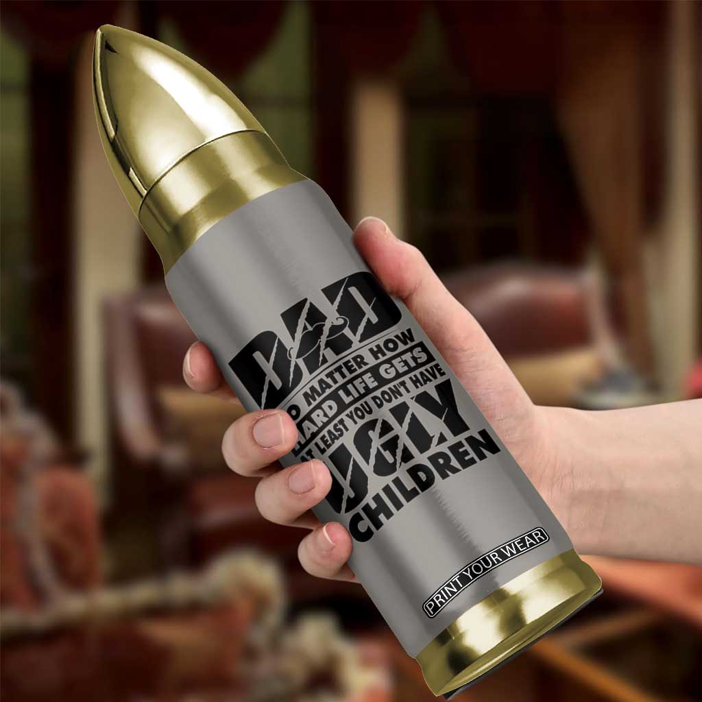 Funny Father's Day Gift For Dad Bullet Tumbler Papa Bear World's Best Farter I Mean Father TB10 Print Your Wear