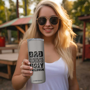Funny Father's Day Gift For Dad Skinny Tumbler Papa Bear World's Best Farter I Mean Father TB10 Print Your Wear