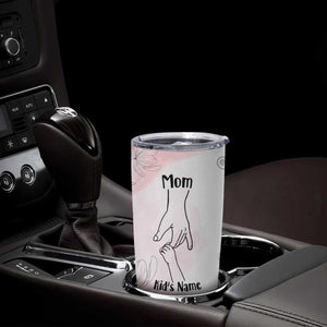 Personalized Mom Gifts Tumbler Cup Mama Holding Hands Custom Kid Names Mothers Day Gift TB10 Print Your Wear
