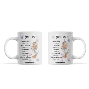 Christian Gifts for Women Faith Coffee Mug Mothers Day Bible Encouragement Inspirational Gift TB10 Cream Print Your Wear