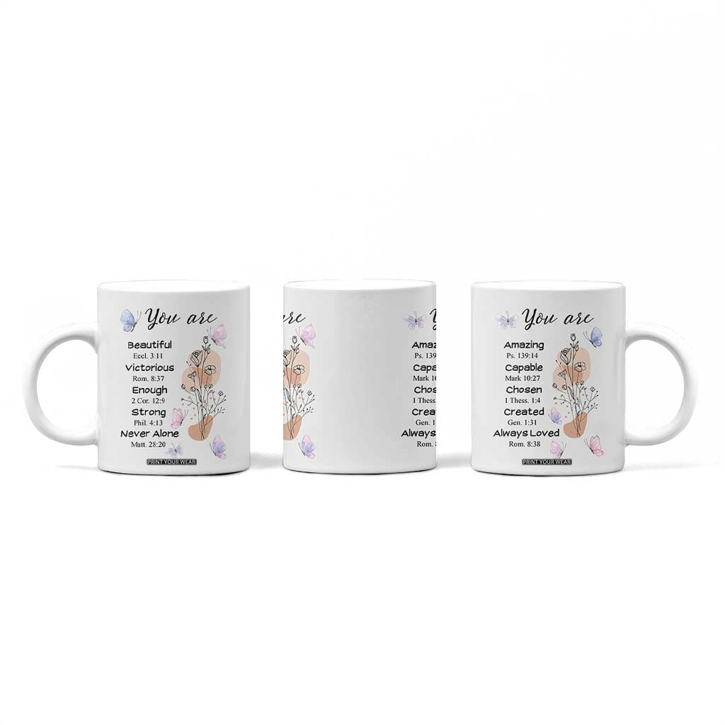 Christian Gifts for Women Faith Coffee Mug Mothers Day Bible Encouragement Inspirational Gift TB10 Print Your Wear