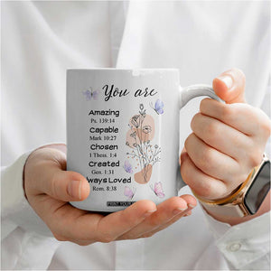 Christian Gifts for Women Faith Coffee Mug Mothers Day Bible Encouragement Inspirational Gift TB10 Print Your Wear