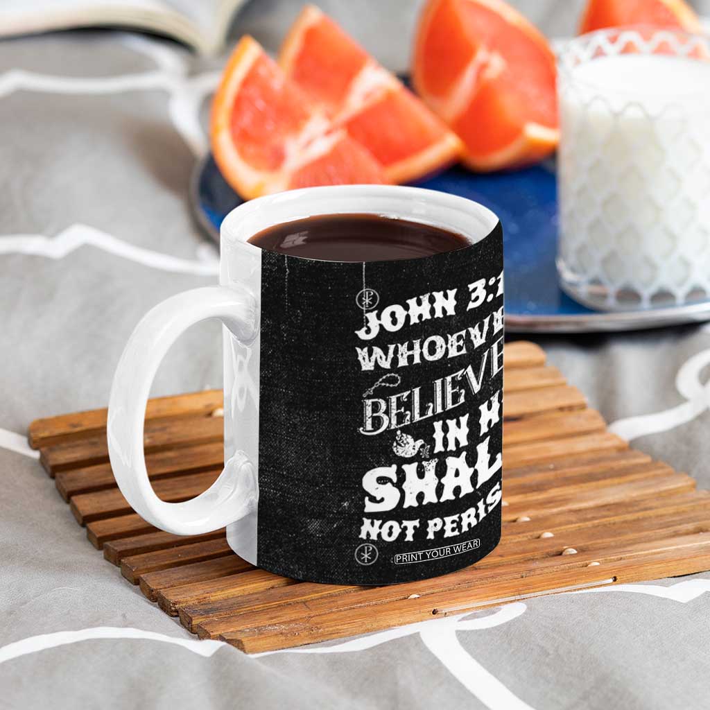 Christian Gifts for Men Coffee Mug Inspirational Bible Verse John 3:16 TB10 Print Your Wear