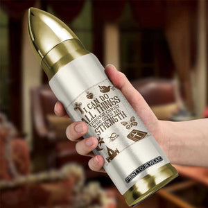 Christian Gifts Bullet Tumbler I Can Do All Things Through Christ Bible Verse Philippians 4:13 TB10 Print Your Wear