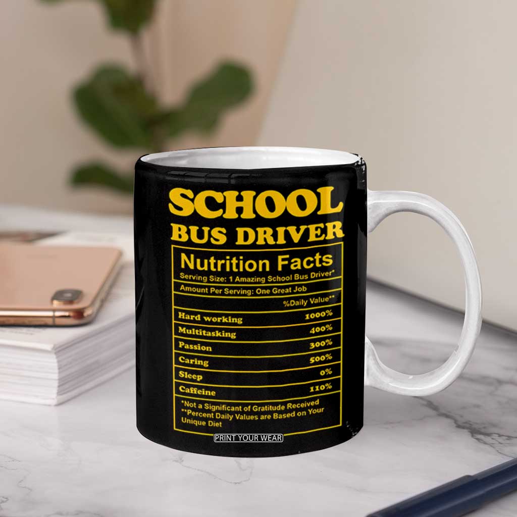 School Bus Driver Gifts Coffee Mug Bus Driver Christmas Appreciation Gift TB10 Print Your Wear