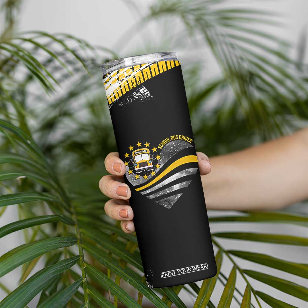 School Bus Driver Gifts Skinny Tumbler Bus Driver Christmas Appreciation Gift TB10 Print Your Wear