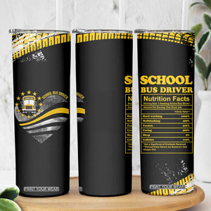 School Bus Driver Gifts Skinny Tumbler Bus Driver Christmas Appreciation Gift TB10 Print Your Wear