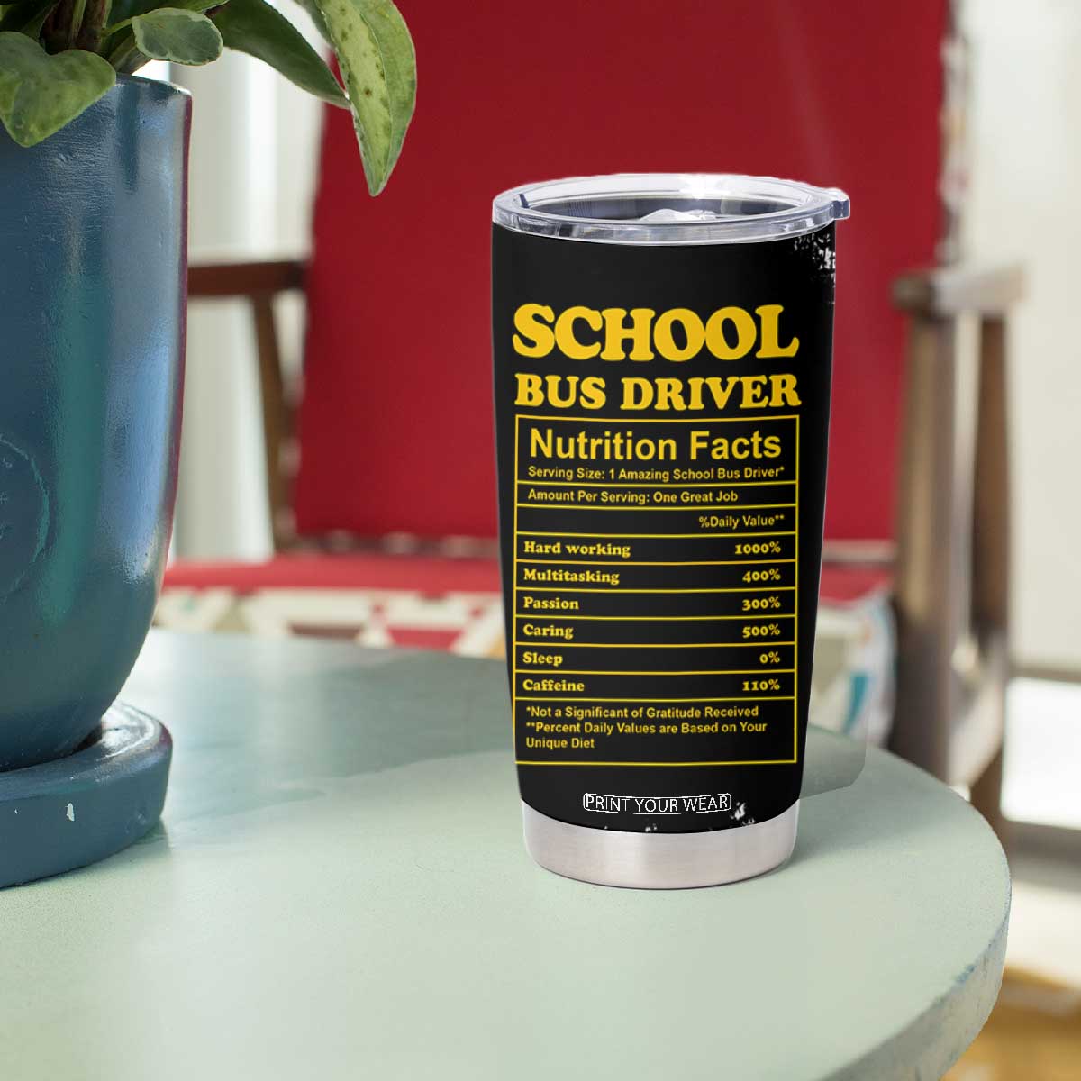 School Bus Driver Gifts Tumbler Cup Bus Driver Christmas Appreciation Gift TB10 Print Your Wear