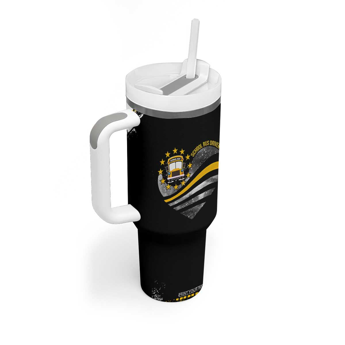 School Bus Driver Gifts Tumbler With Handle Bus Driver Christmas Appreciation Gift TB10 Print Your Wear