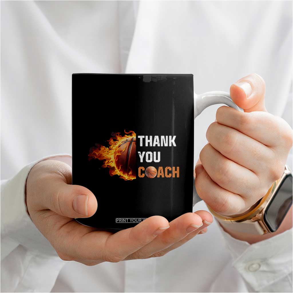 Basketball Coach Gifts Coffee Mug Thank You Coaches Appreciation Retirement Gift TB10 Print Your Wear