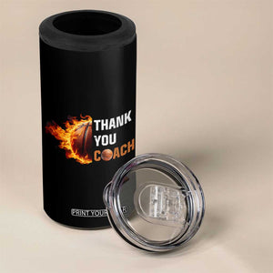 Basketball Coach Gifts 4 in 1 Can Cooler Tumbler Thank You Coaches Appreciation Retirement Gift TB10 Print Your Wear