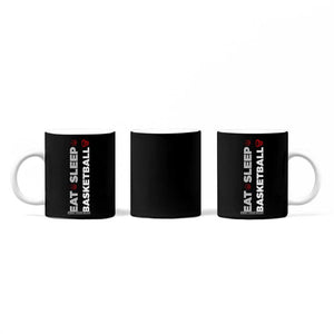 Basketball Player Coffee Mug Basketballer Coach Sports Team Gift Eat Sleep Basketball TB10 Print Your Wear