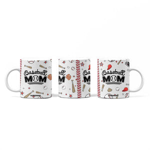 Baseball Mom Coffee Mug Mothers Day Birthday Gifts from Daughter Son TB10 Print Your Wear